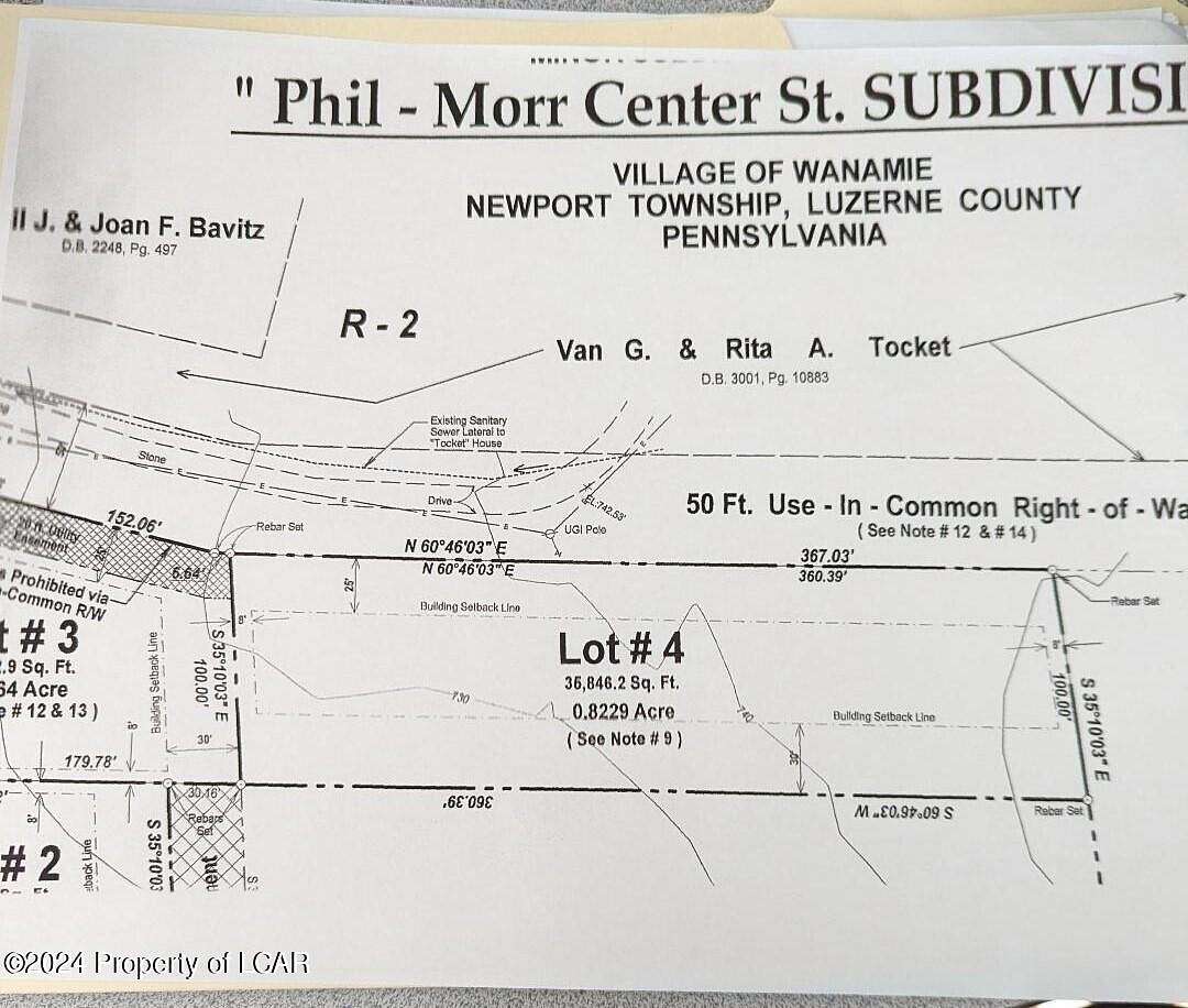 0.82 Acres of Residential Land for Sale in Wanamie, Pennsylvania