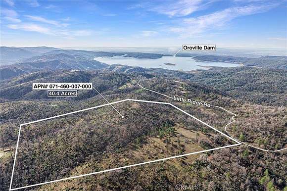 40.5 Acres of Recreational Land for Sale in Feather Falls, California
