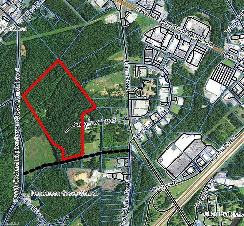 49 Acres of Commercial Land for Sale in Salisbury, North Carolina