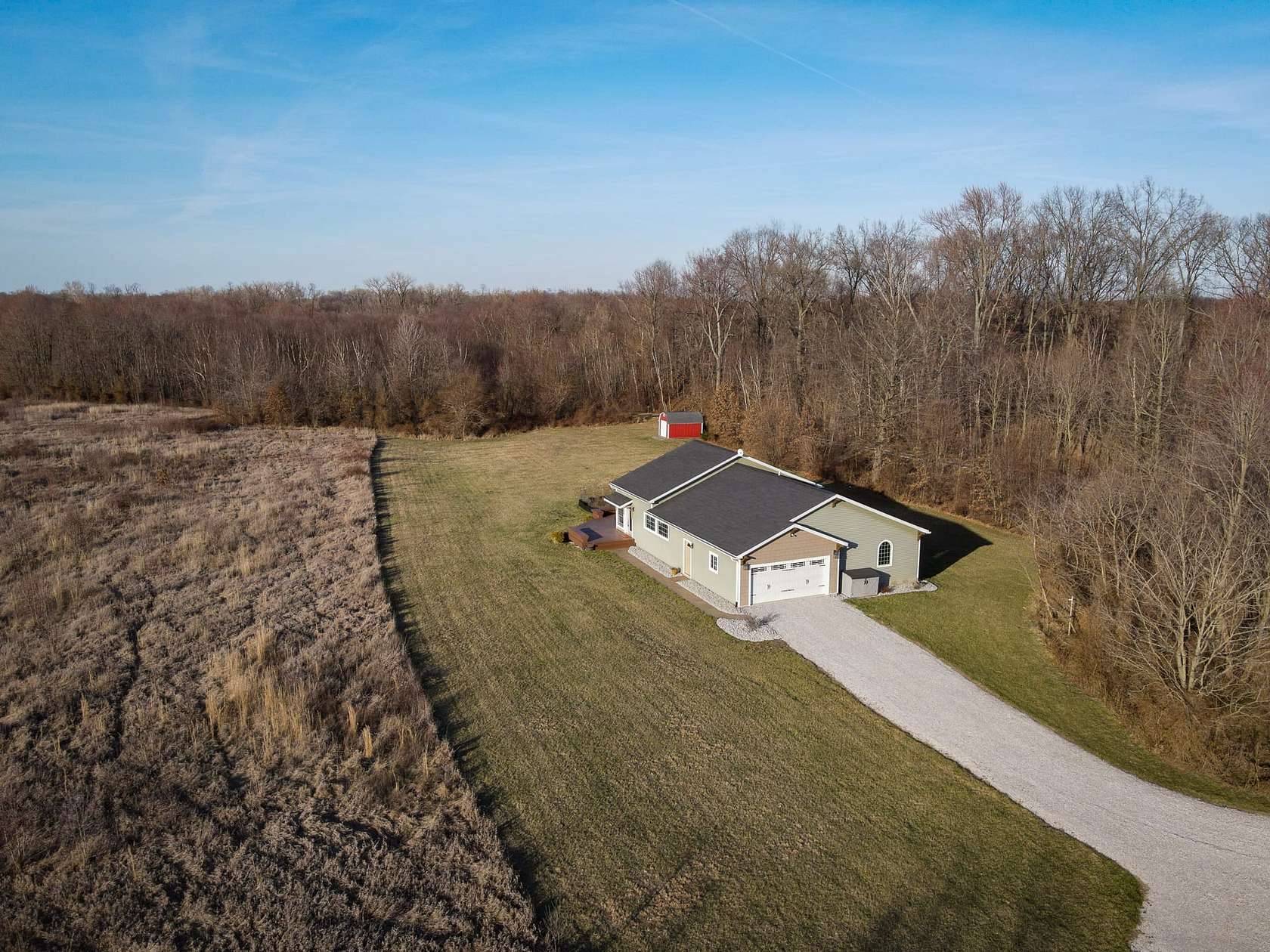 9 Acres of Residential Land with Home for Sale in Linton, Indiana