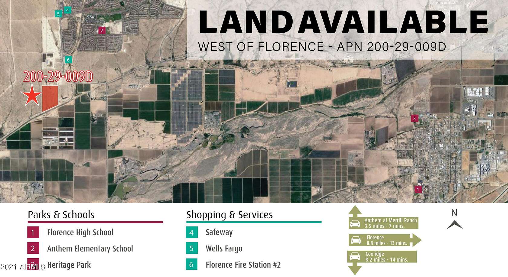 39.6 Acres of Land for Sale in Florence, Arizona