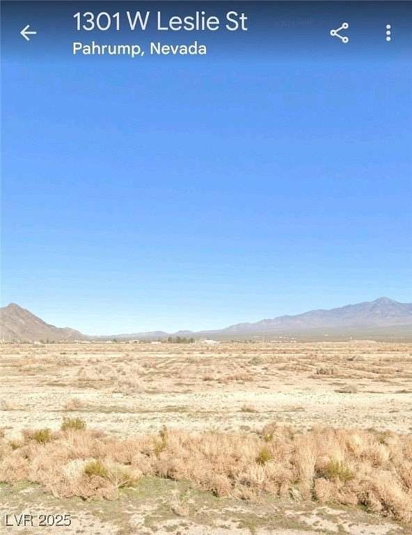 0.23 Acres of Residential Land for Sale in Pahrump, Nevada