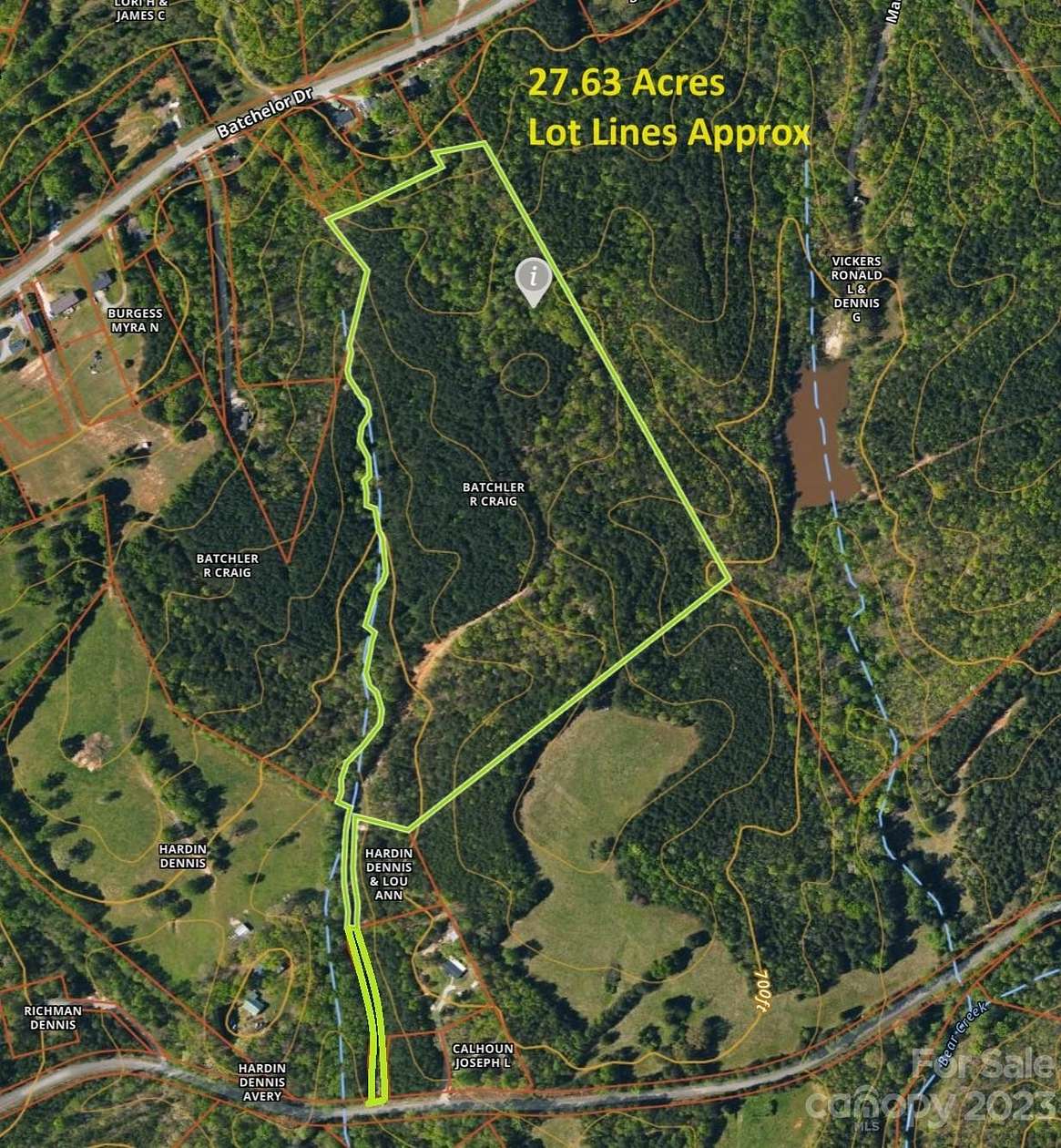 27.6 Acres of Recreational Land for Sale in Blacksburg, South Carolina