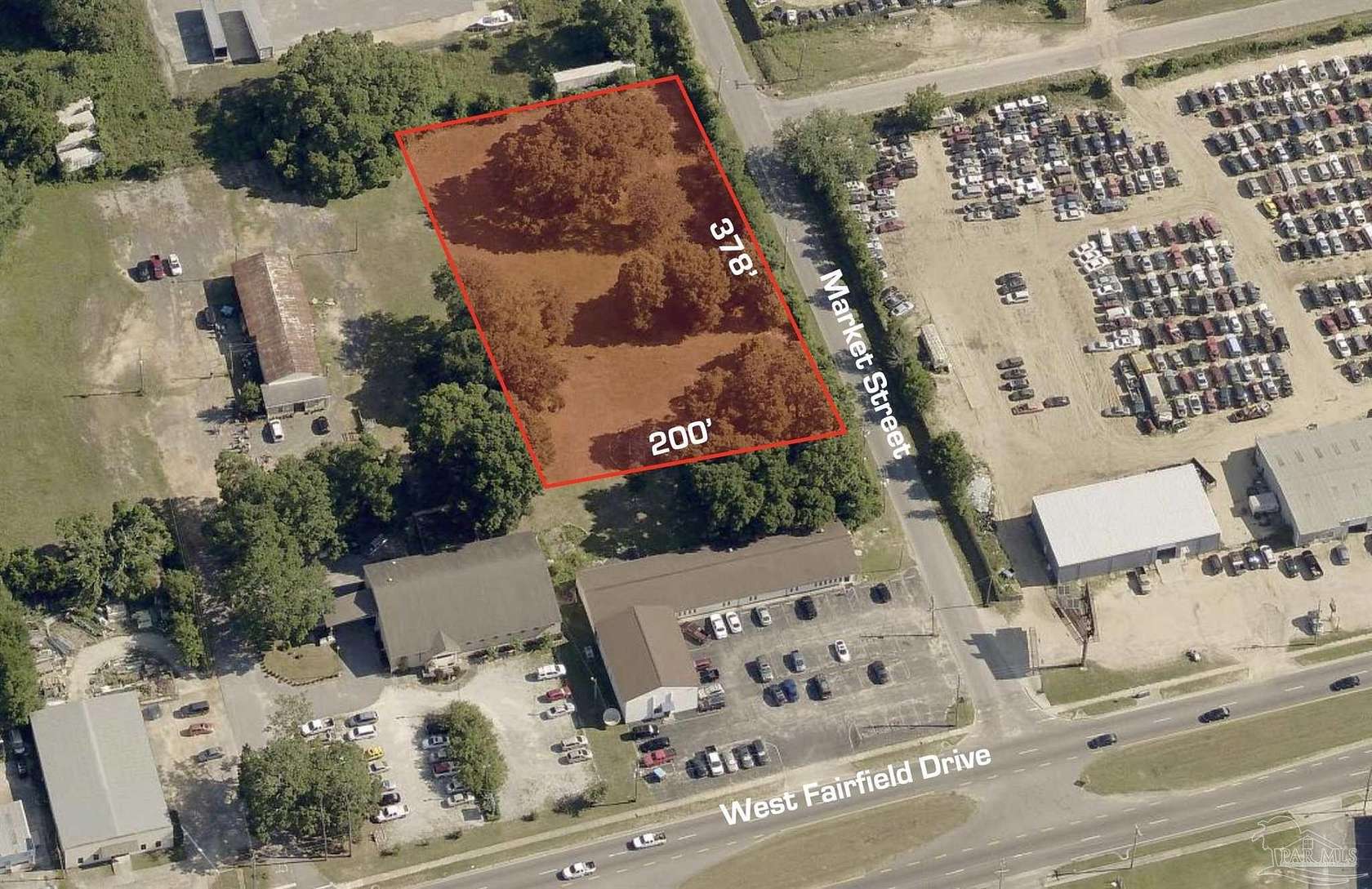 1.73 Acres of Commercial Land for Sale in Pensacola, Florida