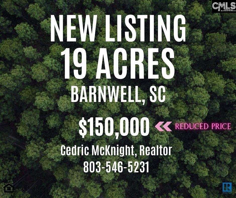 19 Acres of Land for Sale in Barnwell, South Carolina