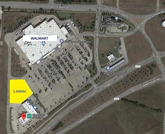 1 Acre of Commercial Land for Lease in Crowley, Texas