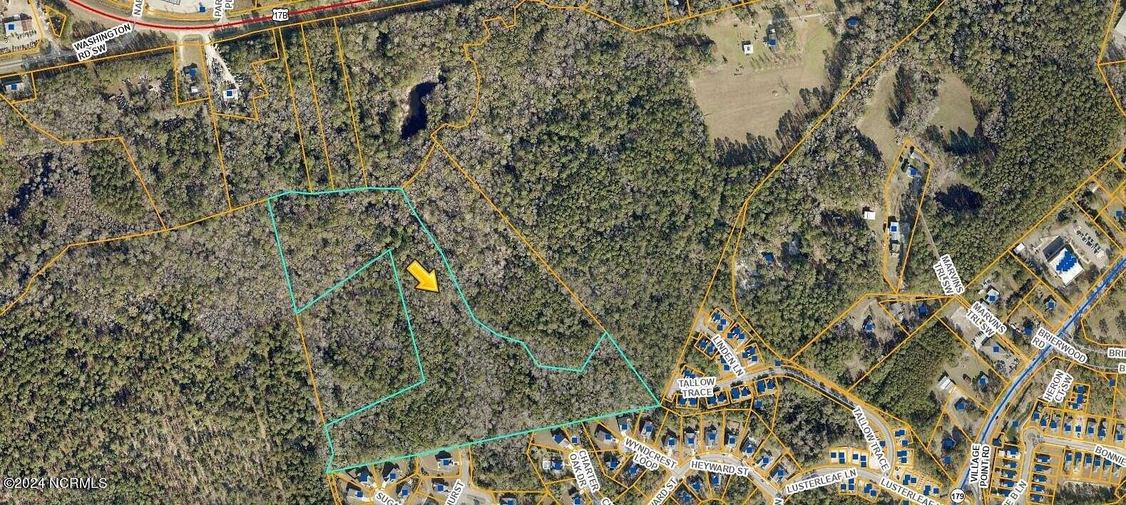 19.7 Acres of Land for Sale in Shallotte, North Carolina