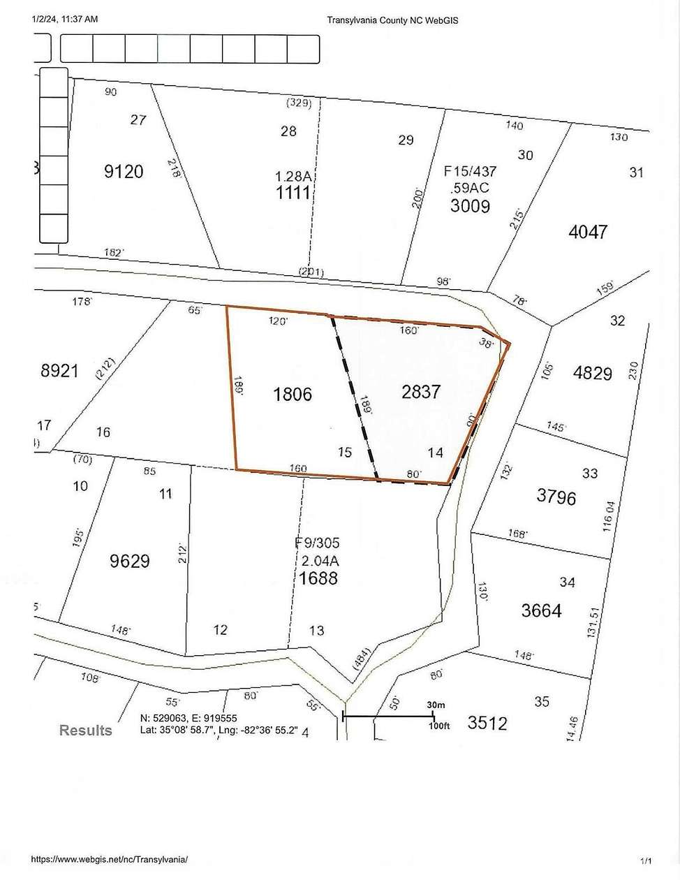 1.13 Acres of Land for Sale in Cedar Mountain, North Carolina
