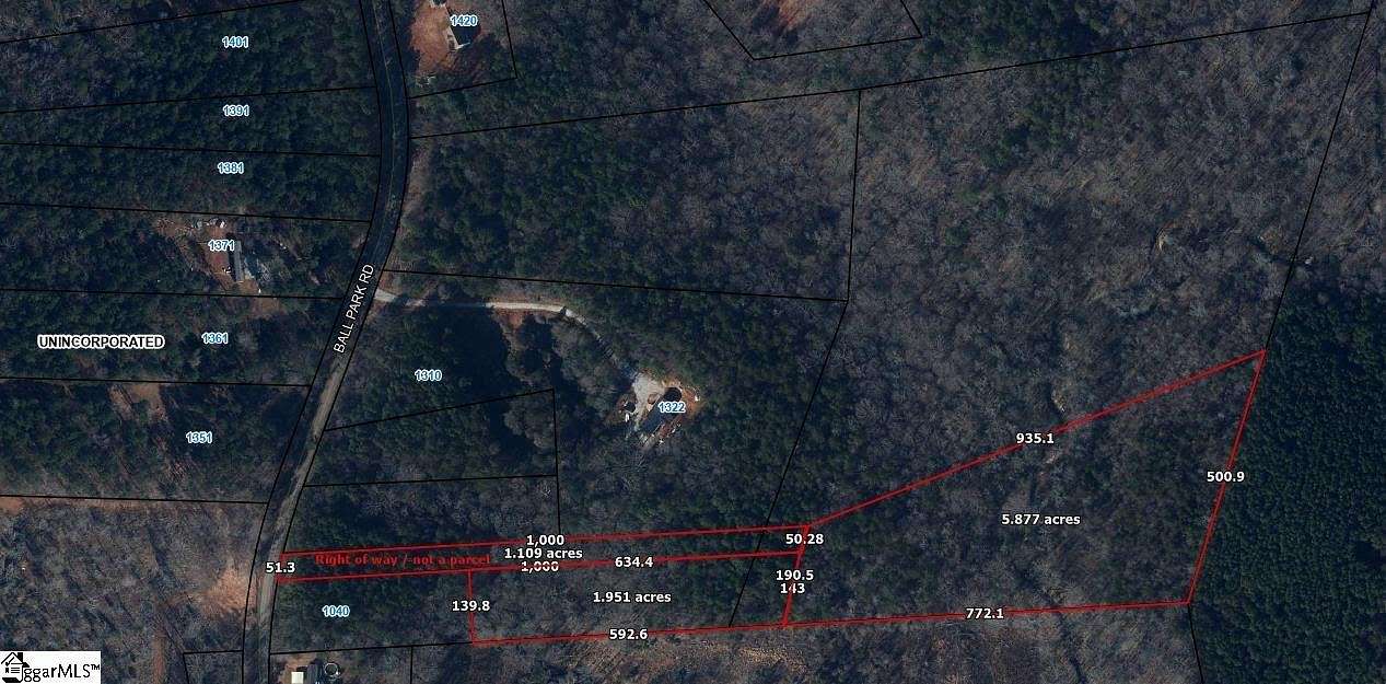 5.9 Acres of Land for Sale in Enoree, South Carolina