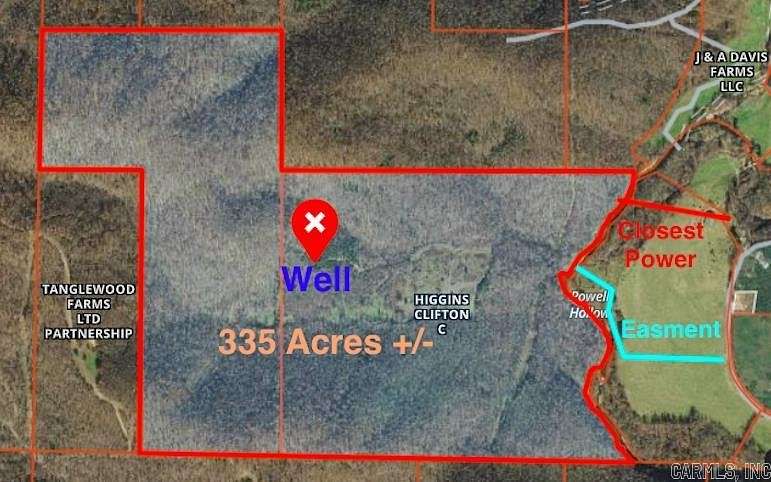 335 Acres of Recreational Land for Sale in Williford, Arkansas