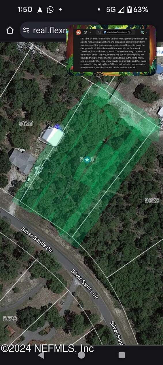0.95 Acres of Residential Land for Sale in Keystone Heights, Florida
