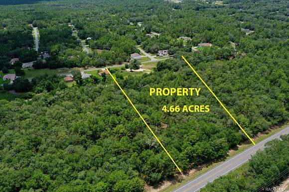 4.7 Acres of Residential Land for Sale in Dunnellon, Florida