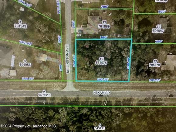 0.7 Acres of Residential Land for Sale in Brooksville, Florida