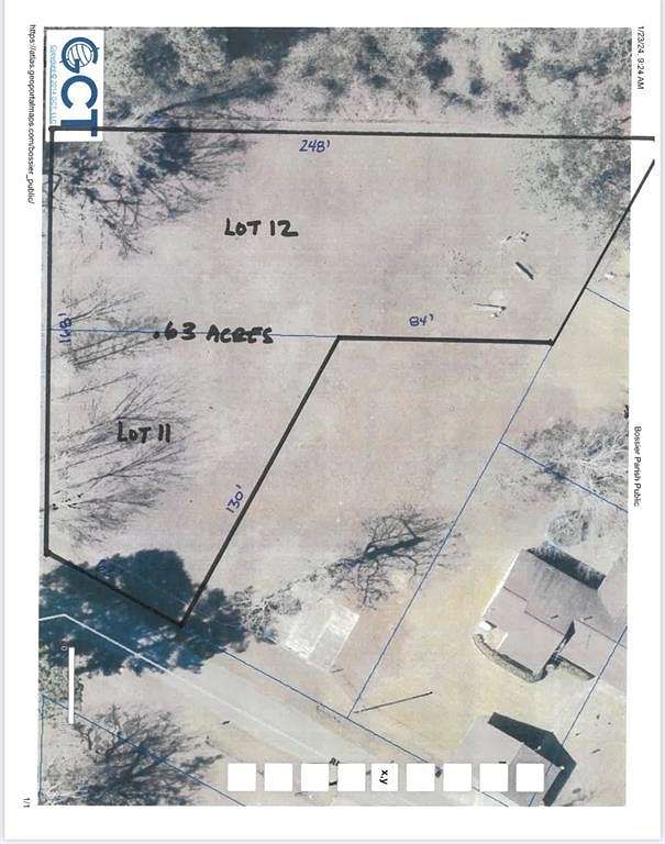 0.63 Acres of Land for Sale in Haughton, Louisiana