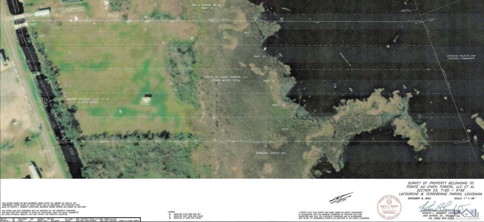 13 Acres of Land for Sale in Montegut, Louisiana