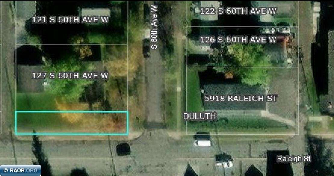 0.07 Acres of Residential Land for Sale in Duluth, Minnesota