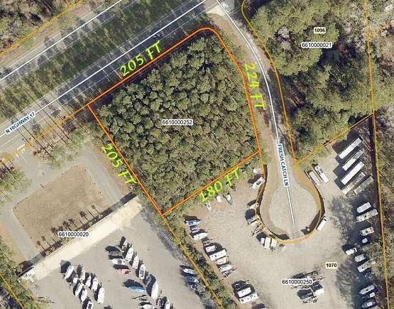 1 Acres of Commercial Land for Sale in Awendaw, South Carolina