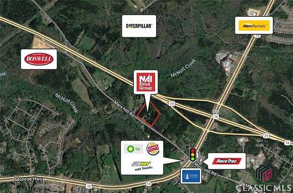 8.2 Acres of Commercial Land for Sale in Bogart, Georgia