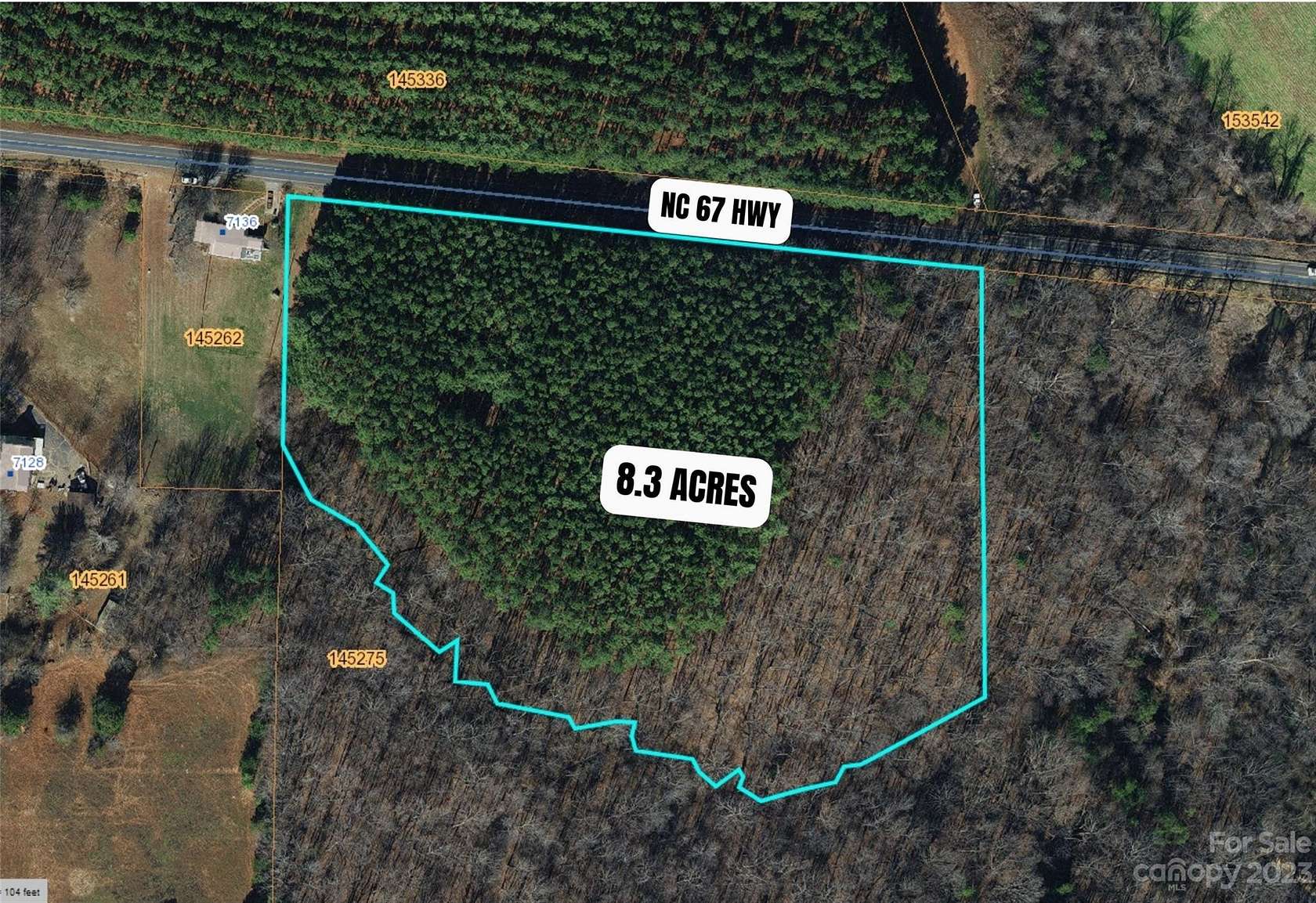 8.3 Acres of Residential Land for Sale in East Bend, North Carolina