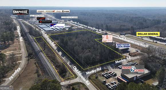 8.7 Acres of Commercial Land for Sale in Griffin, Georgia