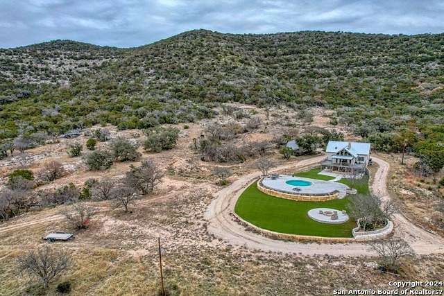 42 Acres of Agricultural Land with Home for Sale in Leakey, Texas