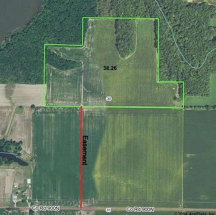 38.26 Acres of Recreational Land & Farm for Sale in Sullivan, Illinois