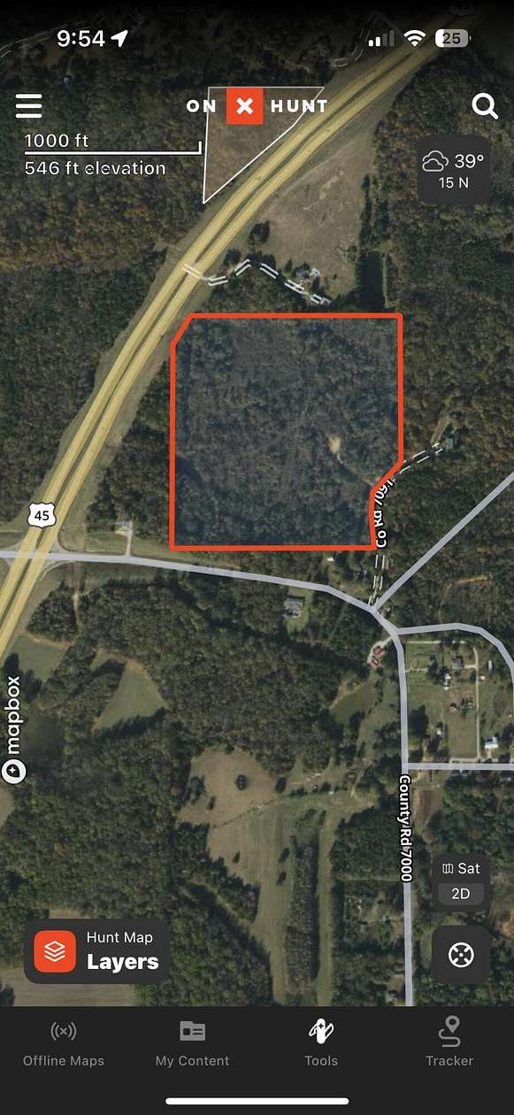 38.7 Acres of Recreational Land for Sale in Booneville, Mississippi