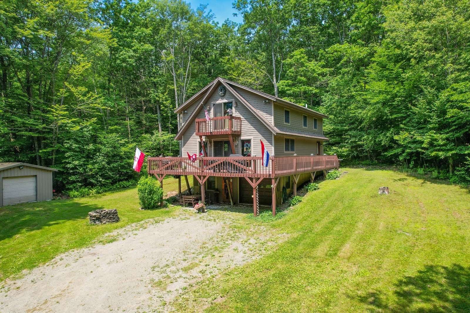 12.34 Acres of Land with Home for Sale in Hancock, New York