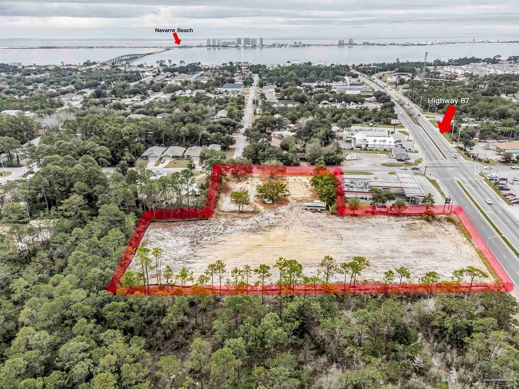 3.18 Acres of Commercial Land for Sale in Navarre, Florida