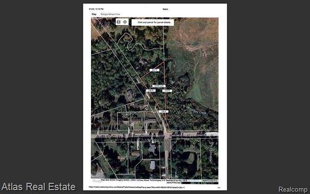 1.5 Acres of Residential Land for Sale in Goodrich, Michigan