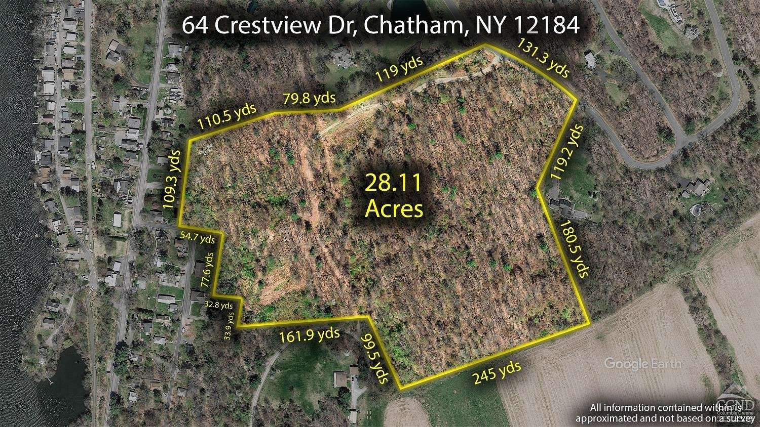 28.1 Acres of Recreational Land for Sale in Chatham, New York
