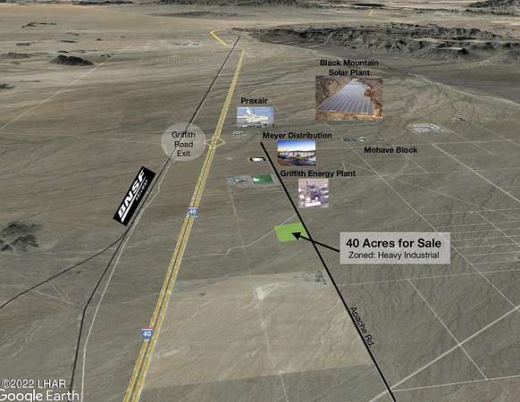 40.1 Acres of Commercial Land for Sale in Golden Valley, Arizona