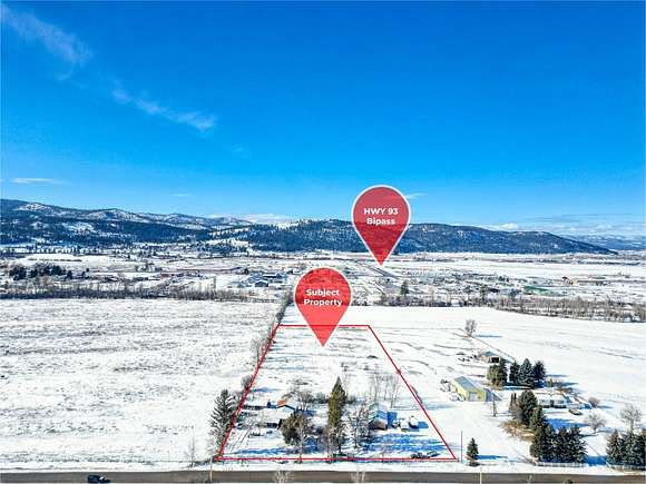 5 Acres of Residential Land with Home for Sale in Kalispell, Montana