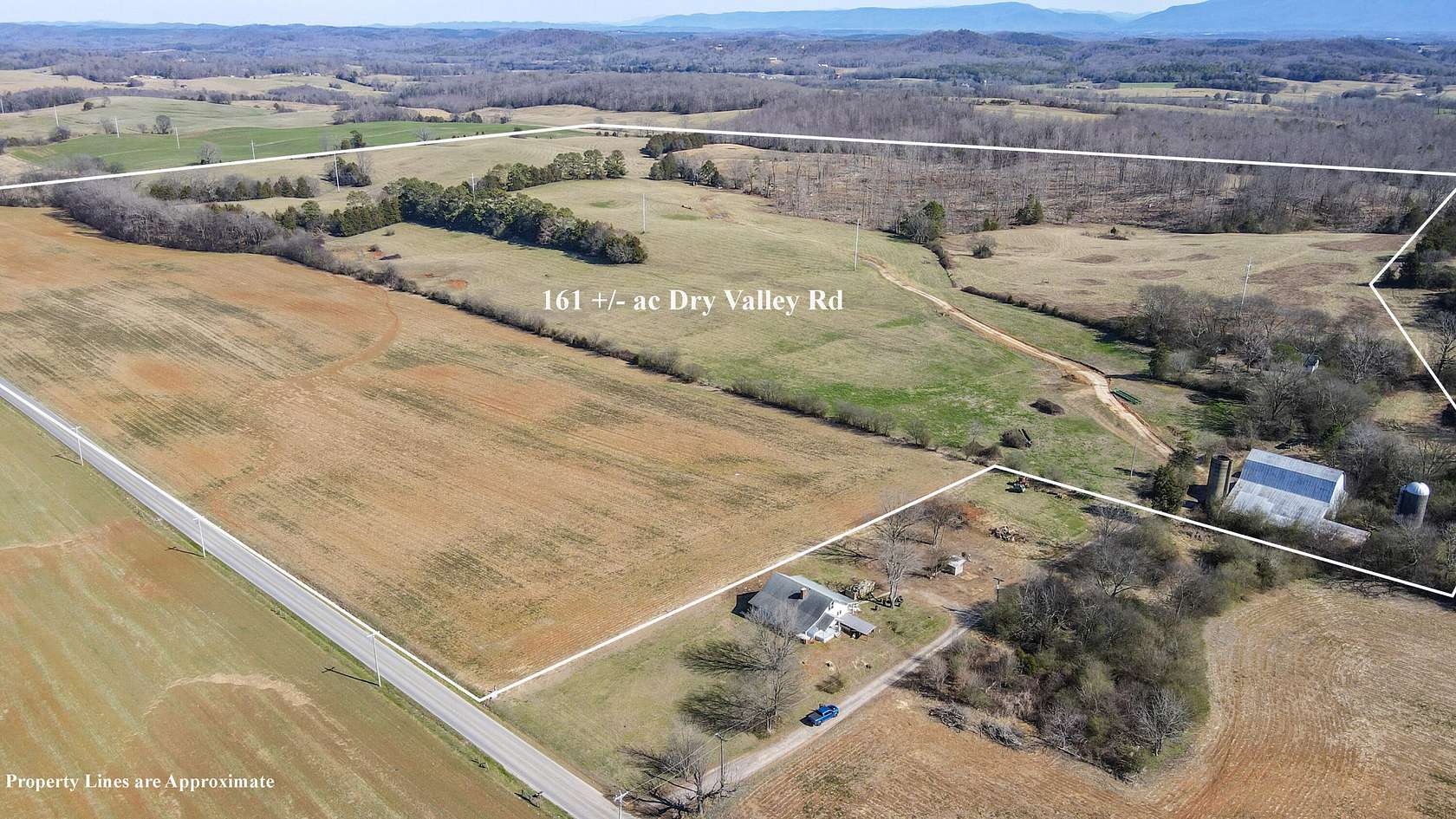 163 Acres of Agricultural Land for Sale in Cleveland, Tennessee