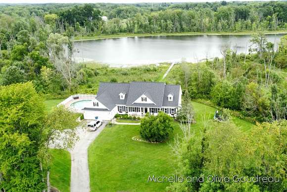 17.2 Acres of Land with Home for Sale in Alto, Michigan