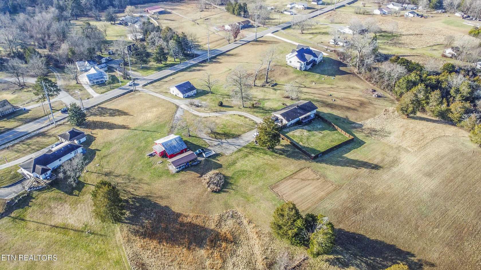 11.4 Acres of Land with Home for Sale in Knoxville, Tennessee