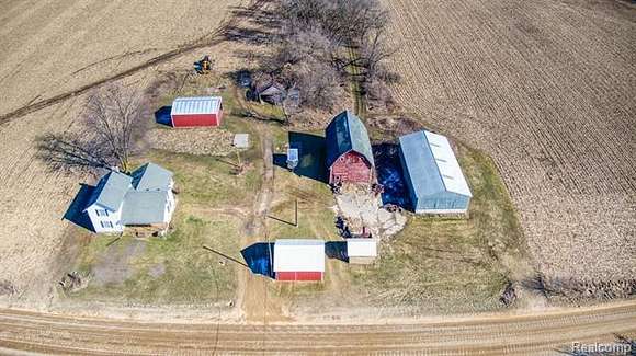 110 Acres of Agricultural Land with Home for Sale in Fowlerville, Michigan