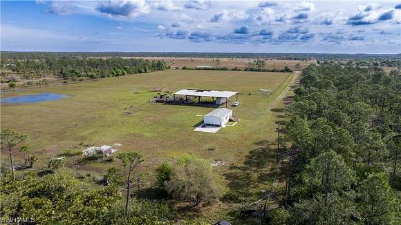 19.5 Acres of Land with Home for Sale in LaBelle, Florida