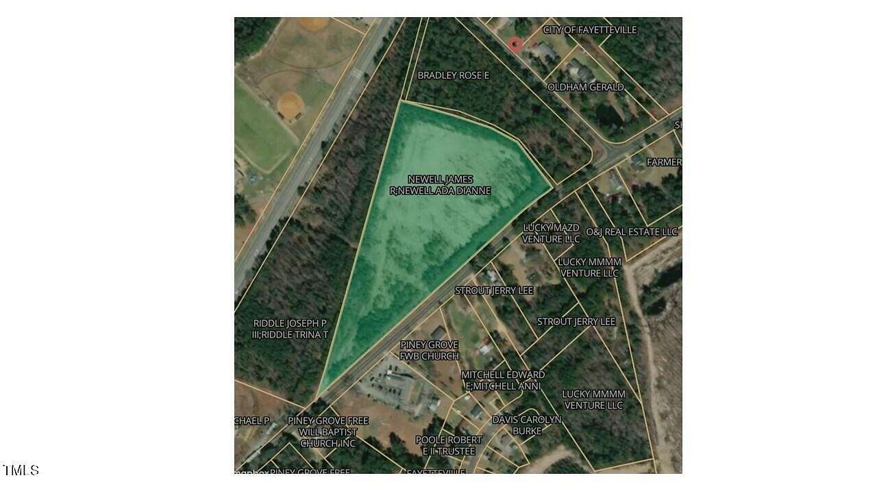 10.01 Acres of Commercial Land for Sale in Fayetteville, North Carolina