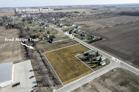 2 Acres of Commercial Land for Sale in Fowler, Michigan