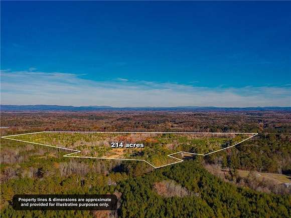 214 Acres of Recreational Land for Sale in Calhoun, Georgia