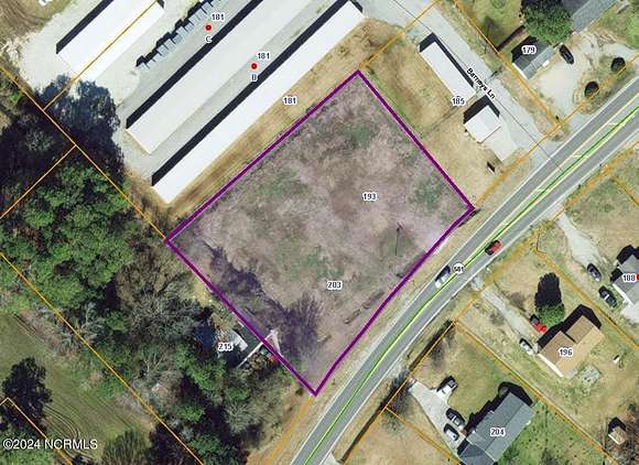 0.98 Acres of Mixed-Use Land for Lease in Goldsboro, North Carolina