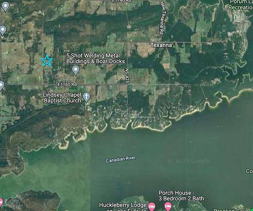 5 Acres of Residential Land for Sale in Eufaula, Oklahoma