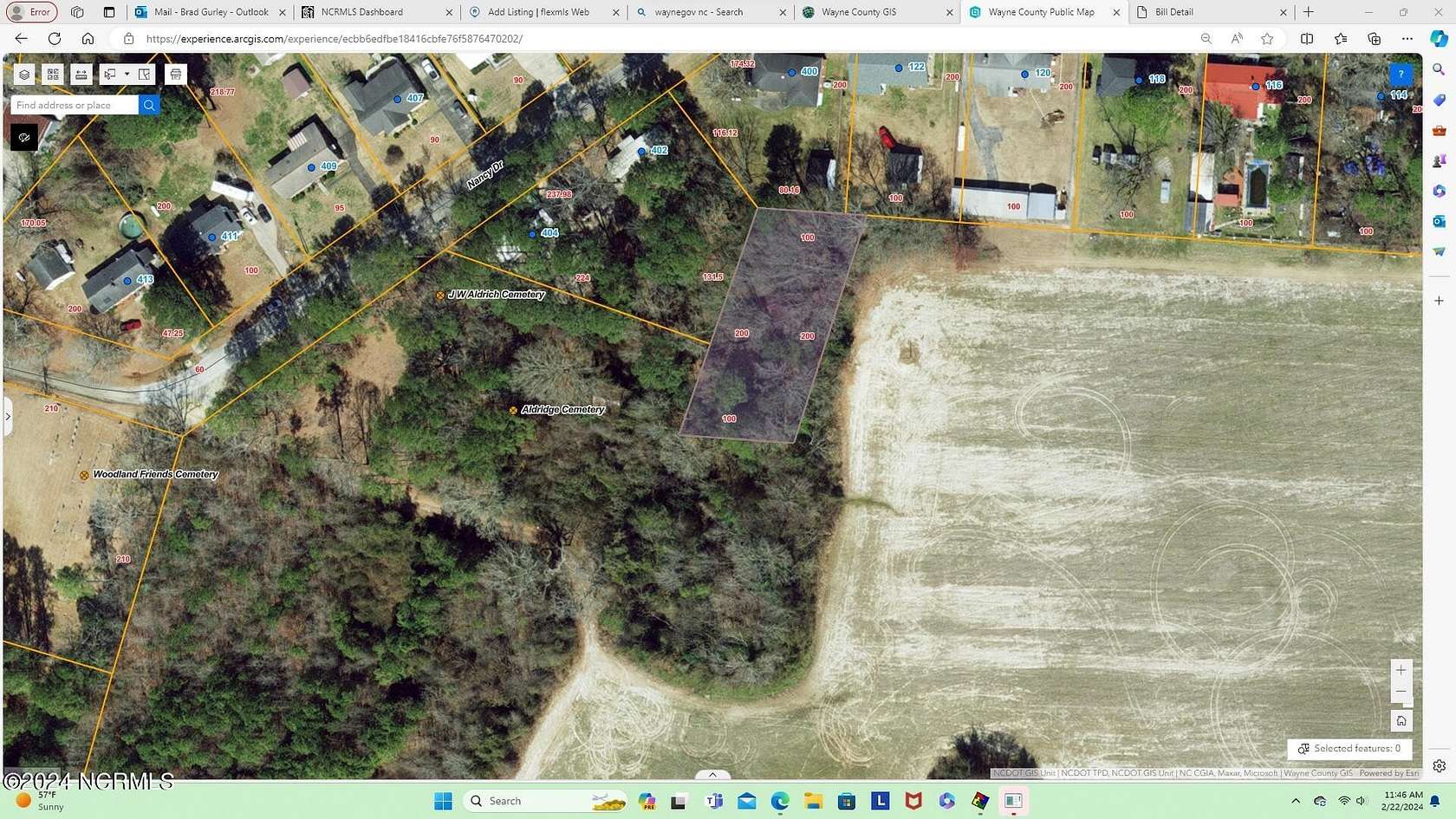 34.8 Acres of Land for Sale in Dudley, North Carolina