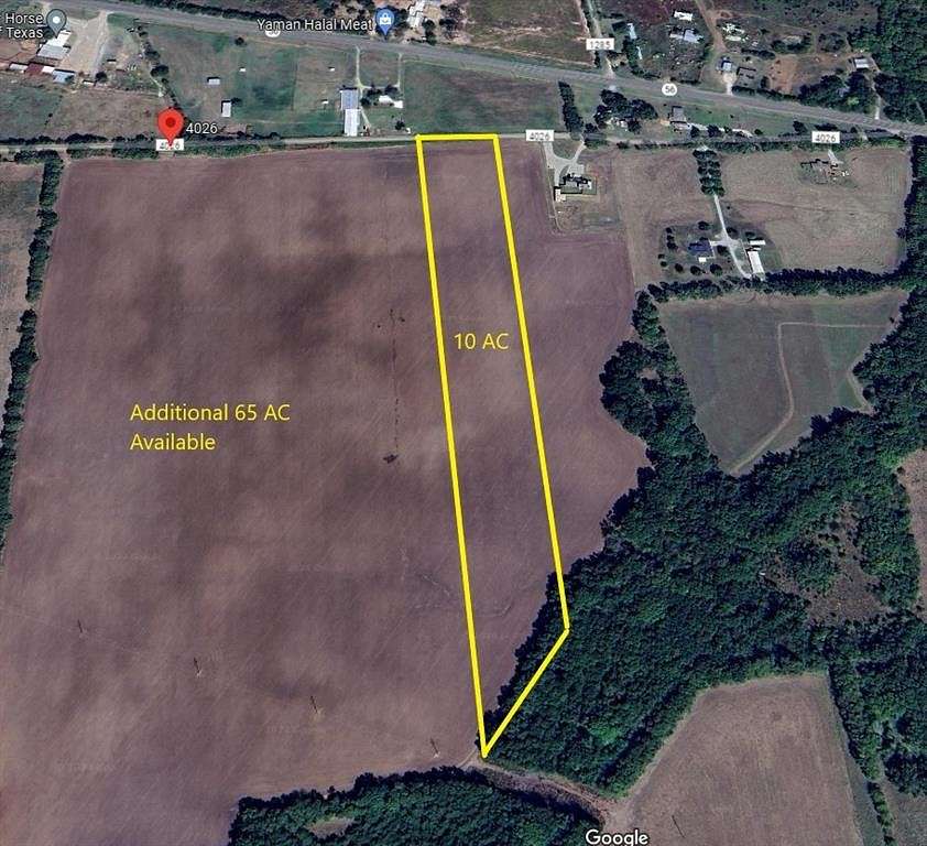 10 Acres of Land for Sale in Savoy, Texas