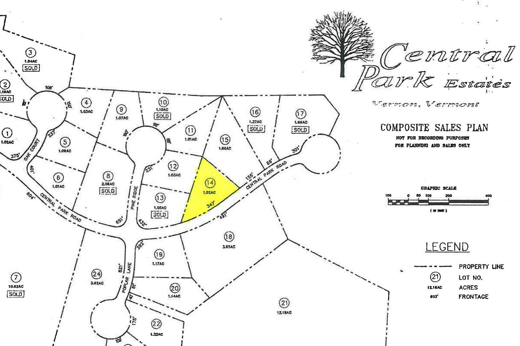 1 Acre of Residential Land for Sale in Vernon, Vermont