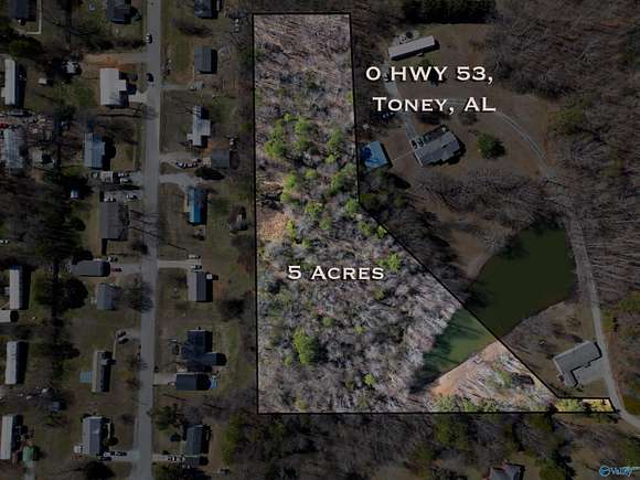 5 Acres of Residential Land for Sale in Toney, Alabama