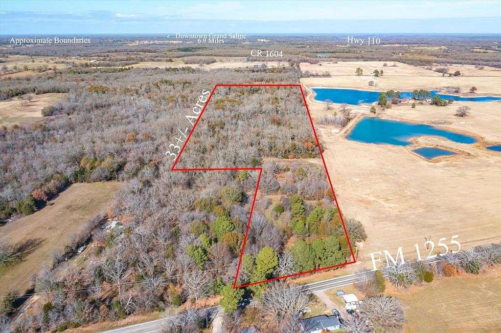 33.2 Acres of Agricultural Land for Sale in Grand Saline, Texas