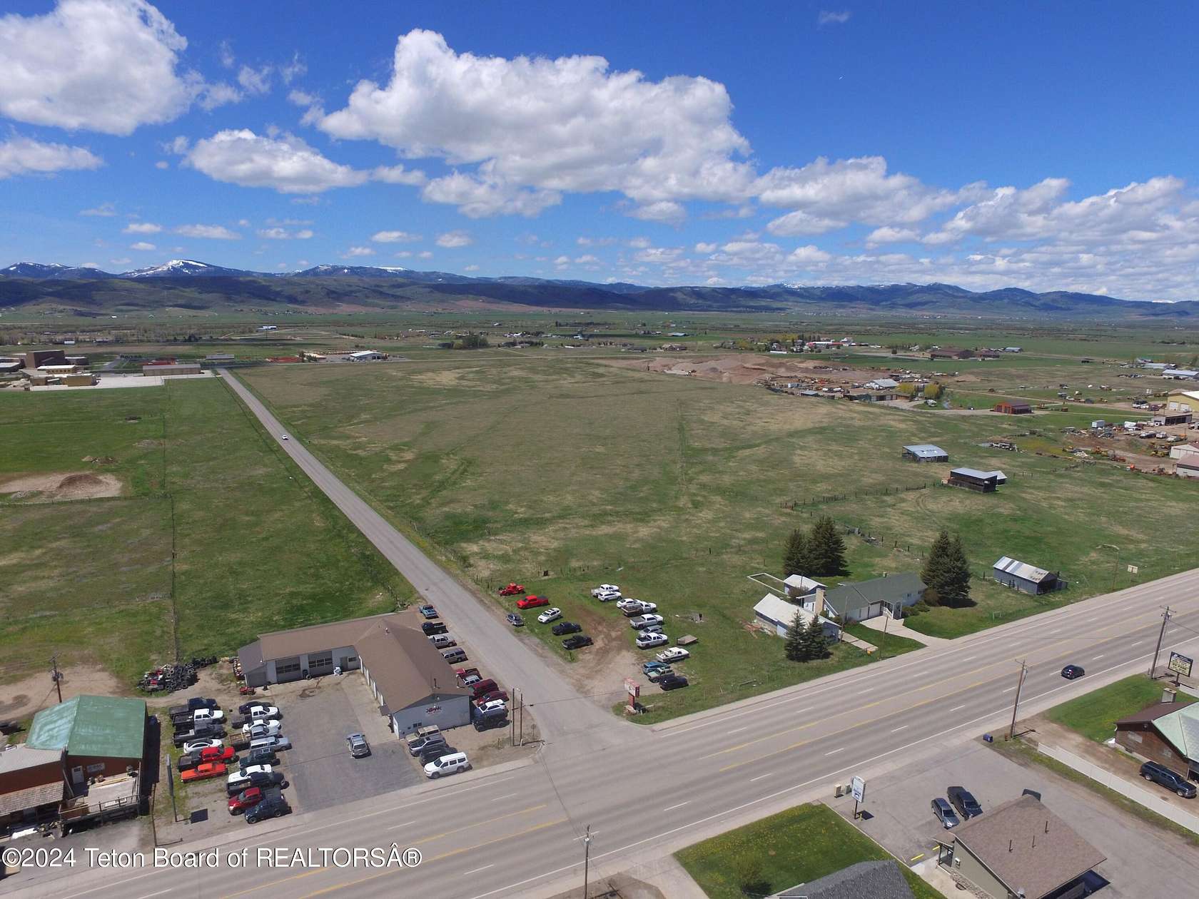 67.8 Acres of Agricultural Land with Home for Sale in Afton, Wyoming