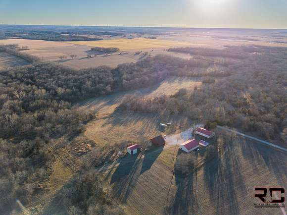 360 Acres of Improved Recreational Land & Farm for Auction in Kincaid, Kansas